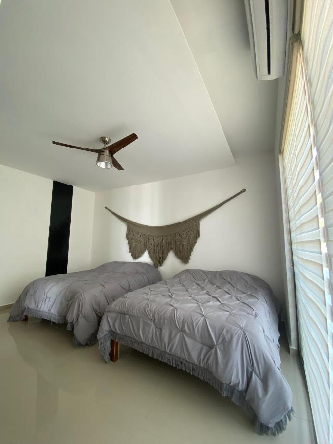 Angelina 28 Beachfront And Family Apartments - Modern And Relaxing Long Stays - 20 Min From Cancun Airport Puerto Morelos Ngoại thất bức ảnh