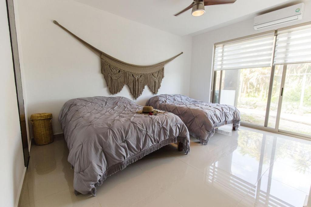 Angelina 28 Beachfront And Family Apartments - Modern And Relaxing Long Stays - 20 Min From Cancun Airport Puerto Morelos Ngoại thất bức ảnh